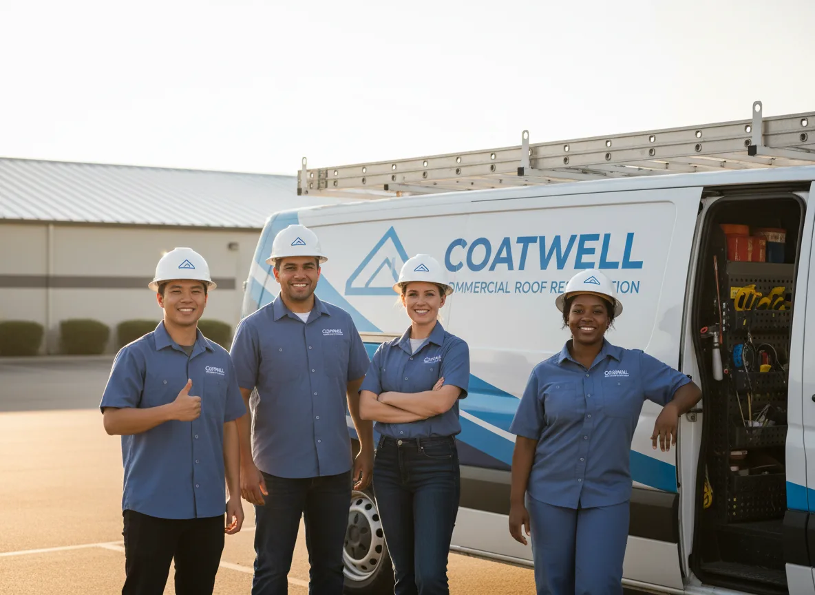 Commercial roof coating company in Brooks, GA